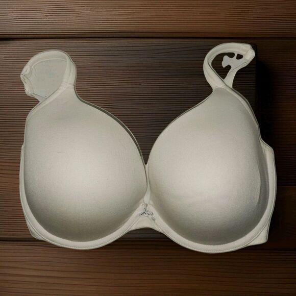 Cacique Boost Plunge Underwire Padded Push Up Bra 38H Ivory Soft - Picture 1 of 5